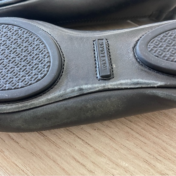 Tory Burch Minnie Travel Ballet Flat Black Size 9.5 - Picture 5 of 7